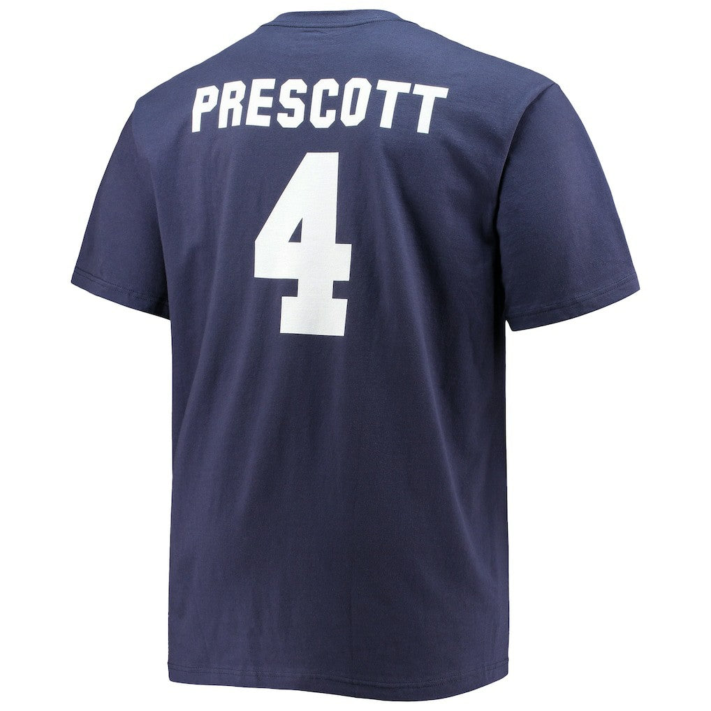 Dak Prescott  Big & Tall Player Name & Number T-Shirt - Dallas Cowboys