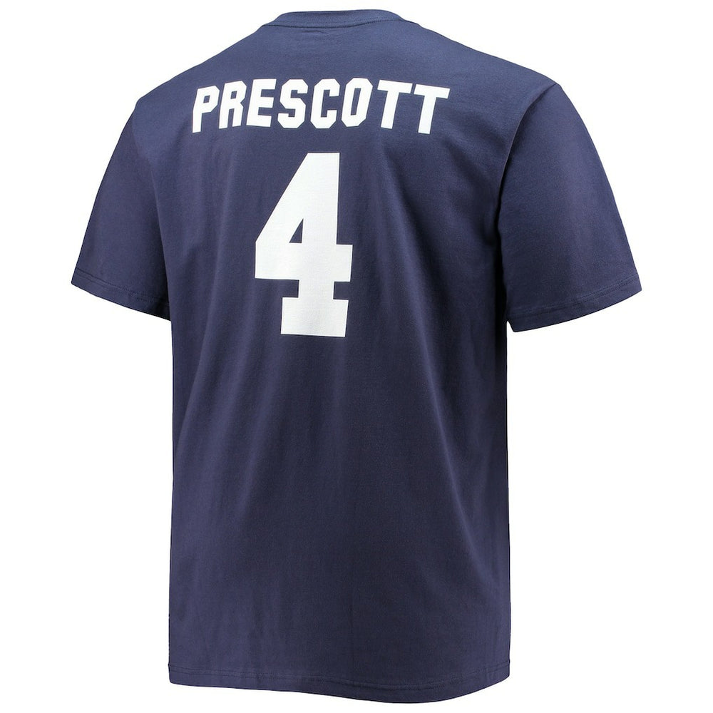 Dak Prescott  Big & Tall Player Name & Number T-Shirt - Dallas Cowboys