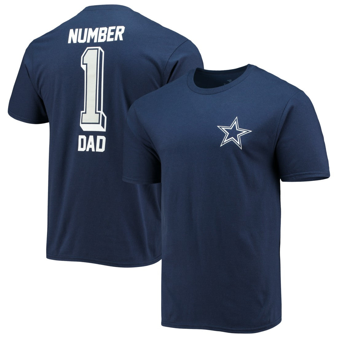 #1 Dad T-Shirt - Dallas Cowboys