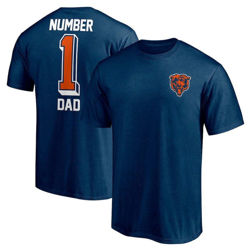 #1 Dad T-Shirt - Chicago Bears