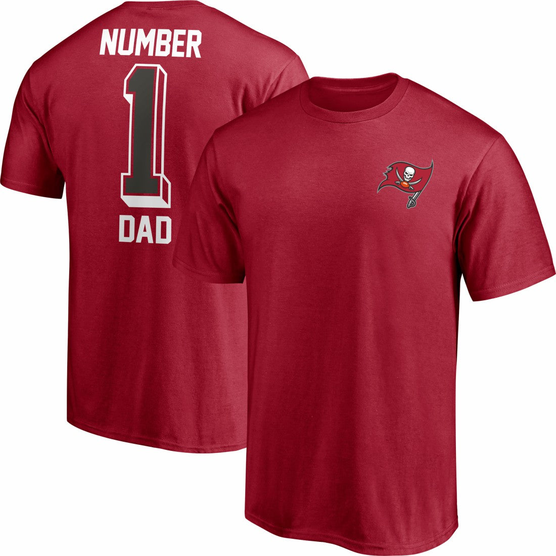 #1 Dad T-Shirt - Tampa Bay Buccaneers