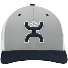 HOOey Tri-Color H Trucker Snapback Hat - Dallas Cowboys