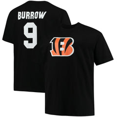 Joe Burrow  Big & Tall Player Name & Number T-Shirt - Cincinnati Bengals