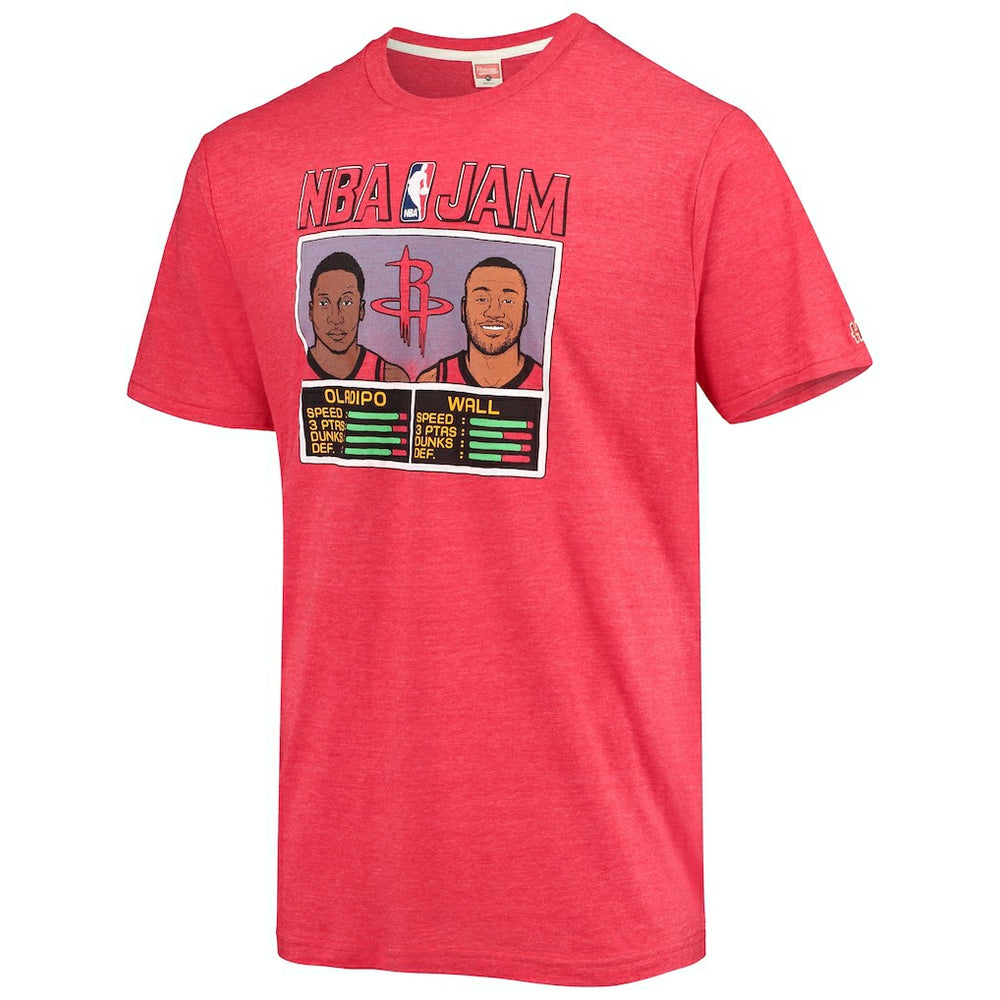NBA John Wall & Victor Oladipo Houston Rockets Homage NBA Jam Tri-Blend T-Shirt