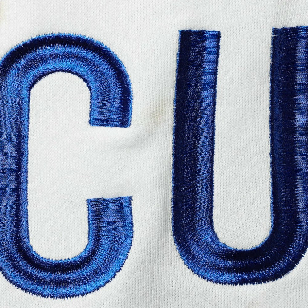 MLB Chicago Cubs Mitchell & Ness Women's Color Block 2.0 Pullover Sweatshirt
