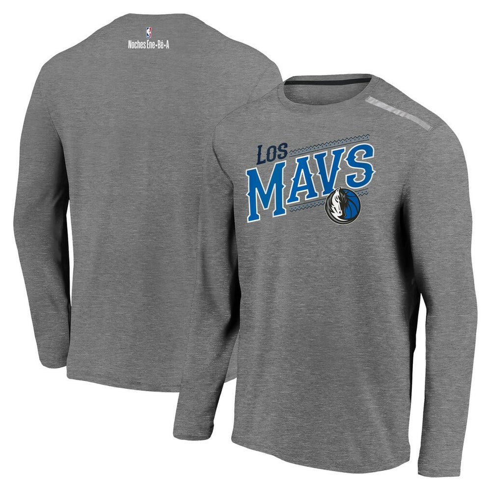 NBA Dallas Mavericks 2021 Noches Éne-Bé-A Authentic Shooting Long Sleeve T-Shirt sale