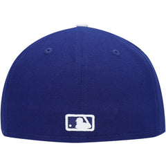 MLB Los Angeles Dodgers New Era White Logo 59FIFTY Fitted Hat