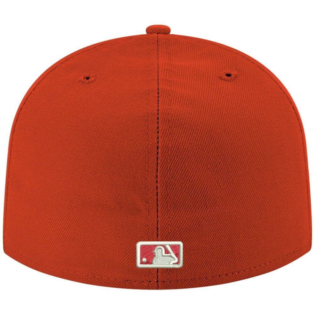 MLB Tampa Bay Rays New Era White Logo 59FIFTY Fitted Hat