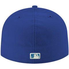 MLB Chicago Cubs New Era White Logo 59FIFTY Fitted Hat