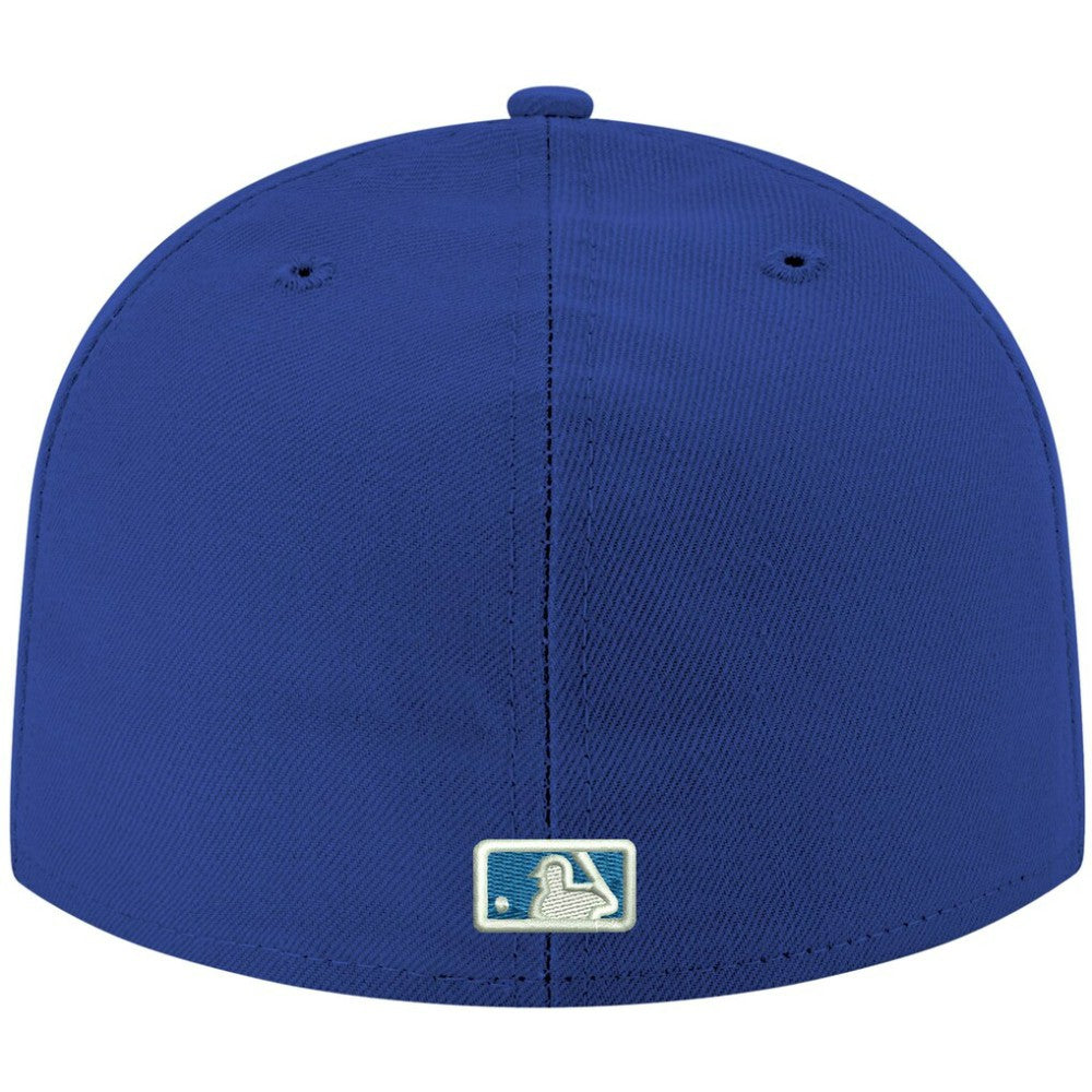 MLB Colorado Rockies New Era White Logo 59FIFTY Fitted Hat