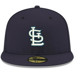 MLB St. Louis Cardinals New Era White Logo 59FIFTY Fitted Hat