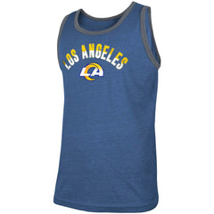 Ringer Tri-Blend Tank Top - Los Angeles Rams