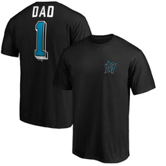 MLB Miami Marlins Number One Dad T-Shirt