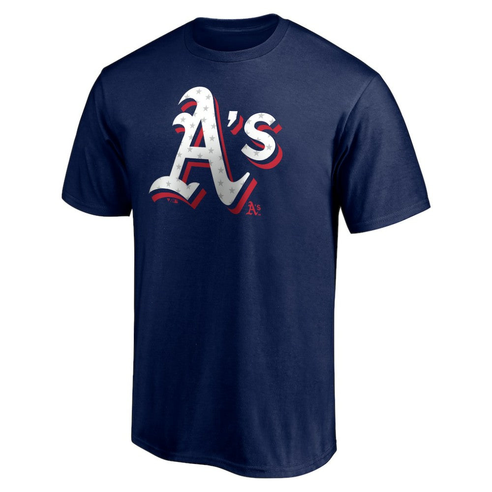 MLB Athletics Red White and Team T-Shirt