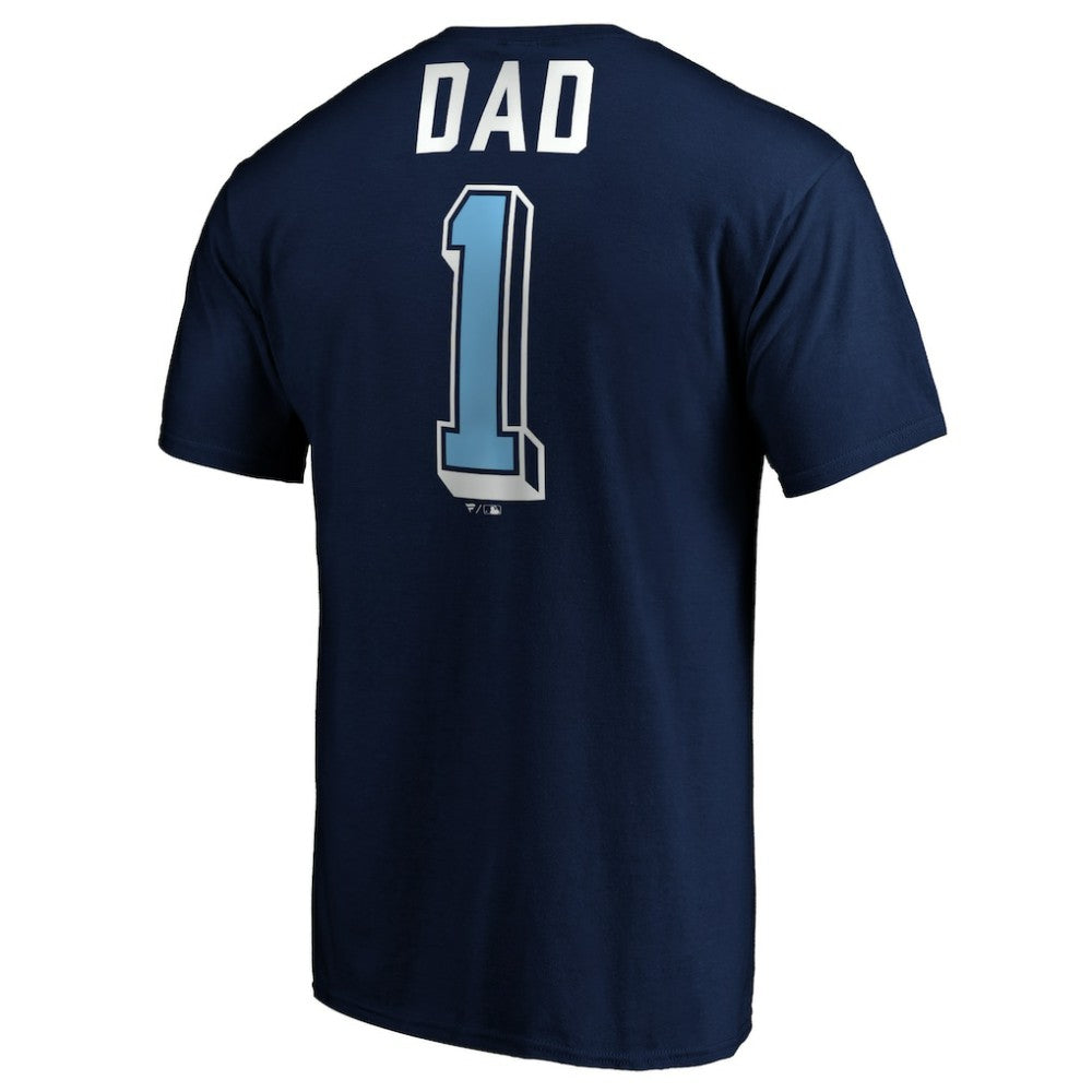 MLB Tampa Bay Rays Number One Dad T-Shirt