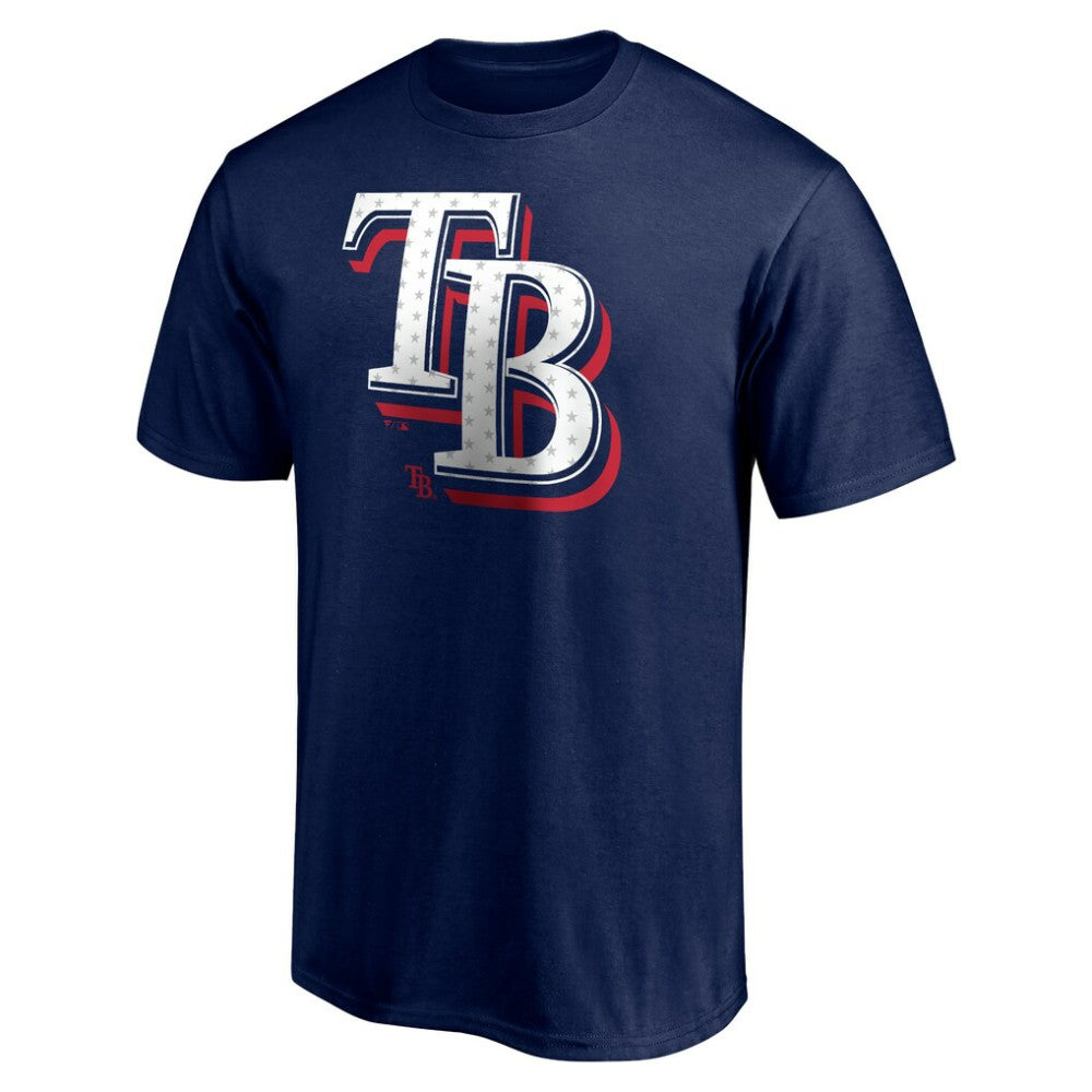 MLB Tampa Bay Rays Red White and Team T-Shirt