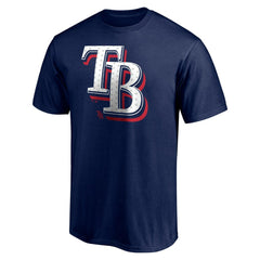 MLB Tampa Bay Rays Red White and Team T-Shirt