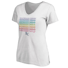 MLB Kansas City Royals Women's City Pride V-Neck T-Shirt