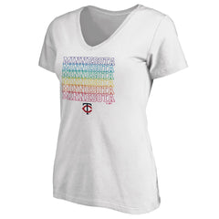 MLB Minnesota Twins Women's City Pride V-Neck T-Shirt