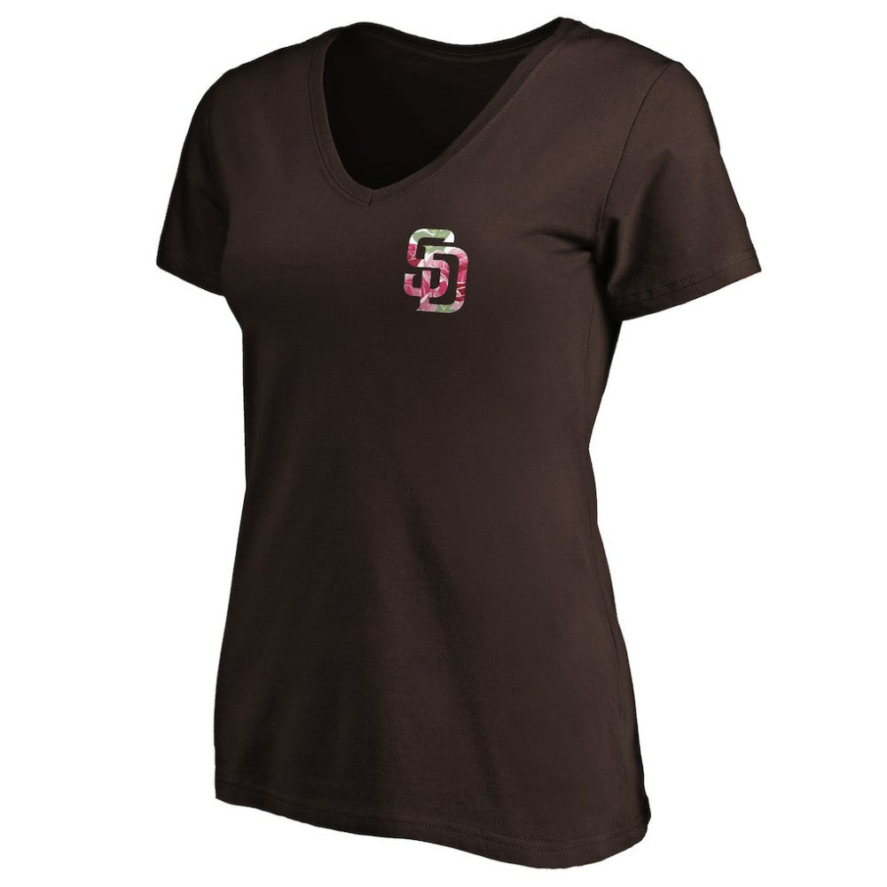 MLB San Diego Padres Women's Mother's Day V-Neck T-Shirt
