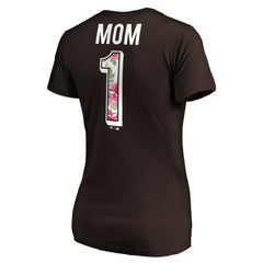 MLB San Diego Padres Women's Mother's Day V-Neck T-Shirt