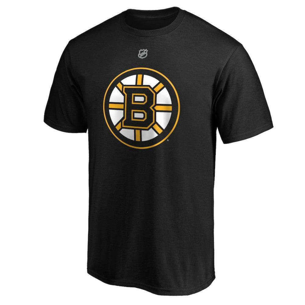 NHL Black David Pastrnak Boston Bruins Fanatics B&T Name and Number T-Shirt