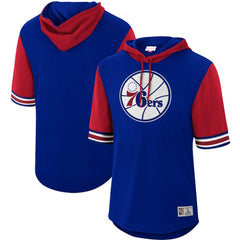 NBA Philadelphia 76ers Hardwood Classics Buzzer Beater Mesh Pullover Hoodie