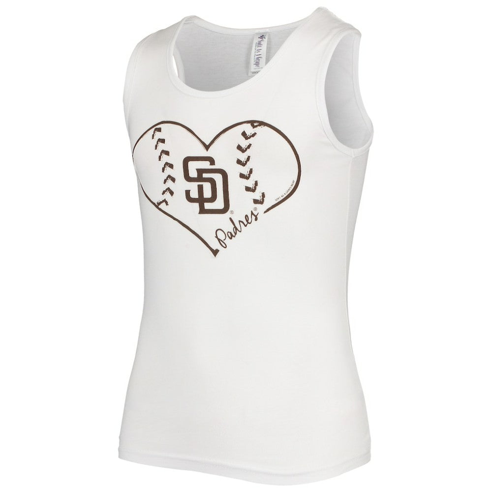 MLB San Diego Padres Soft as a Grape Girls Youth Team Tank Top