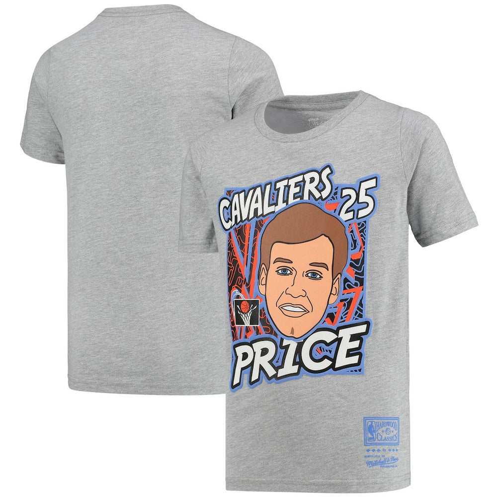 NBA Mark Price Cleveland Cavaliers Youth Hardwood Classics King of the Court Player T-Shirt sale