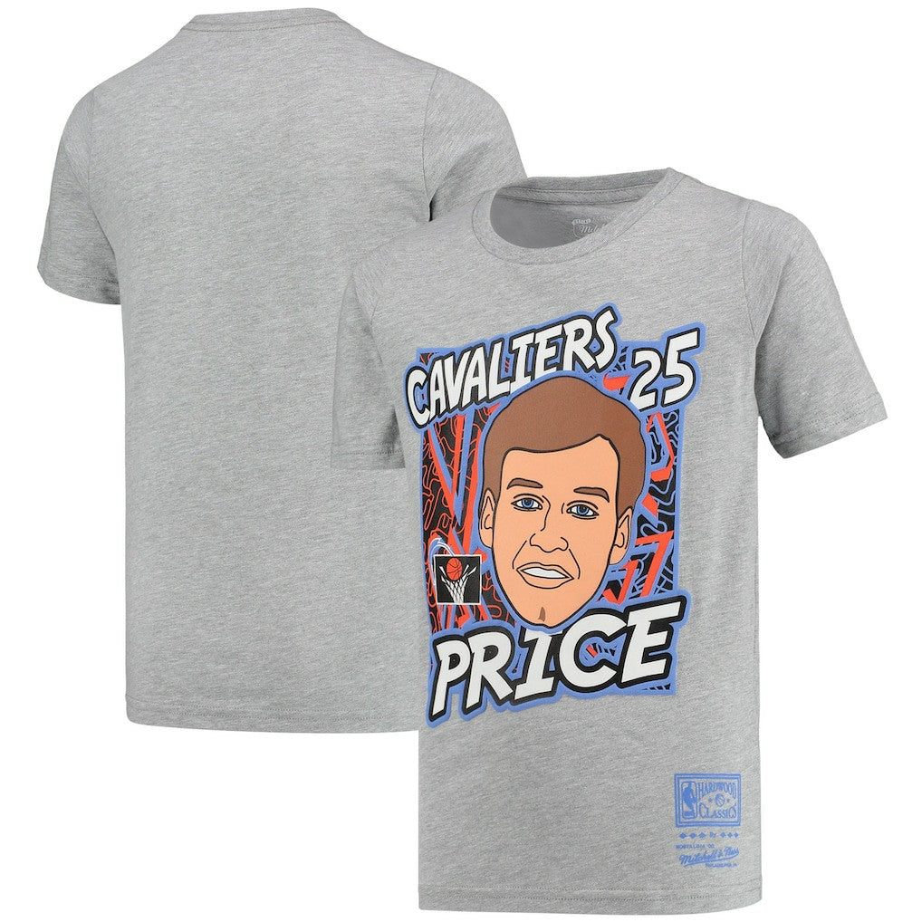NBA Mark Price Cleveland Cavaliers Youth Hardwood Classics King of the Court Player T-Shirt sale