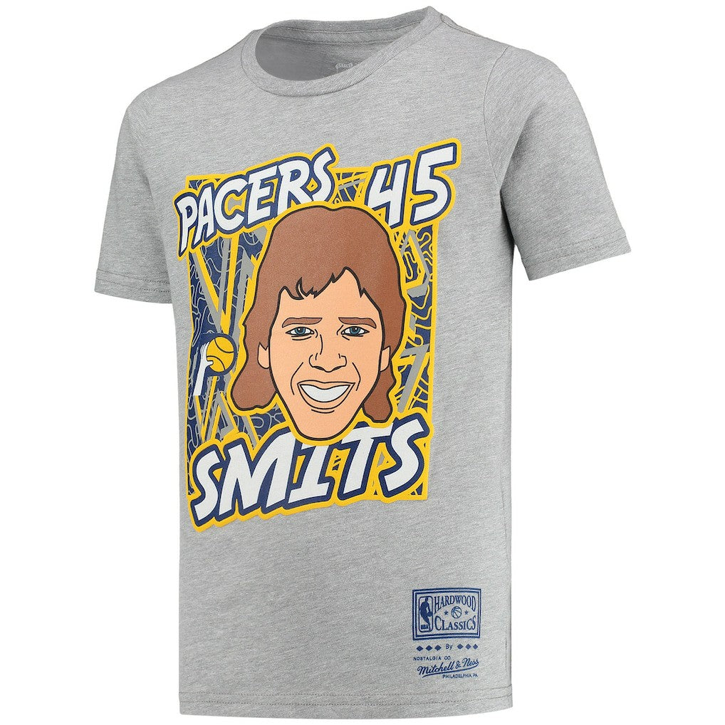 NBA Rik Smits Indiana Pacers Youth Hardwood Classics King of the Court Player T-Shirt