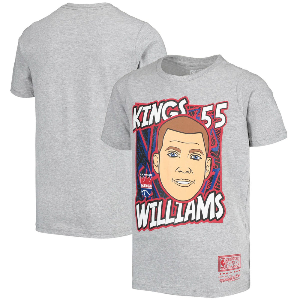 NBA Jason Williams Sacramento Kings Youth Hardwood Classics King of the Court Player T-Shirt