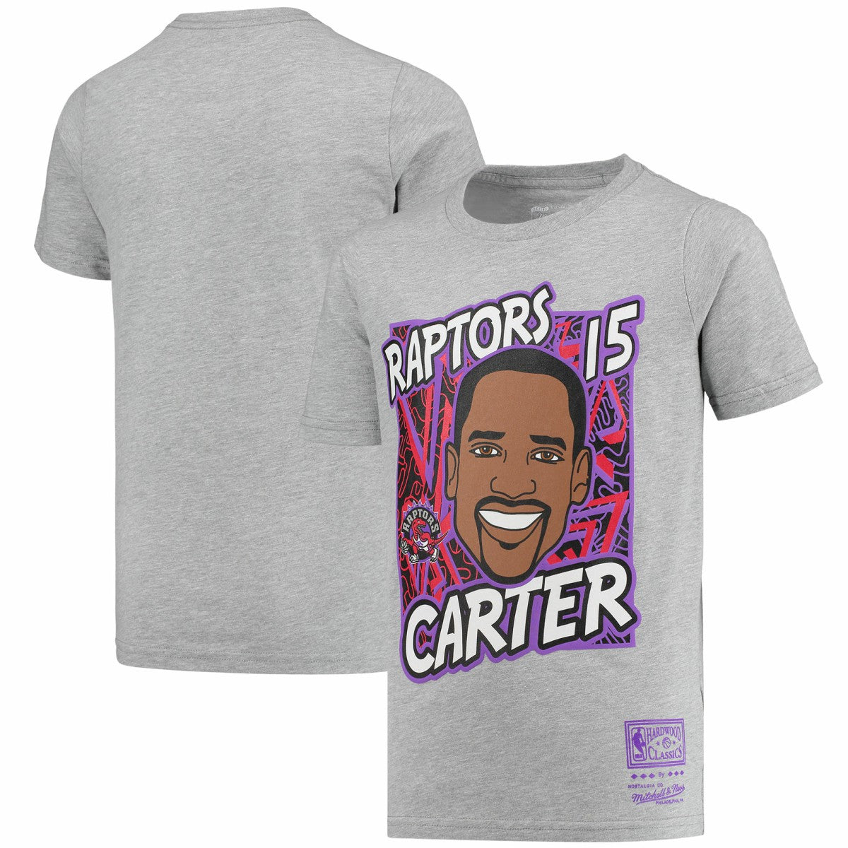 NBA Vince Carter Toronto Raptors Youth Hardwood Classics King of the Court Player T-Shirt