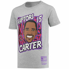 NBA Vince Carter Toronto Raptors Youth Hardwood Classics King of the Court Player T-Shirt