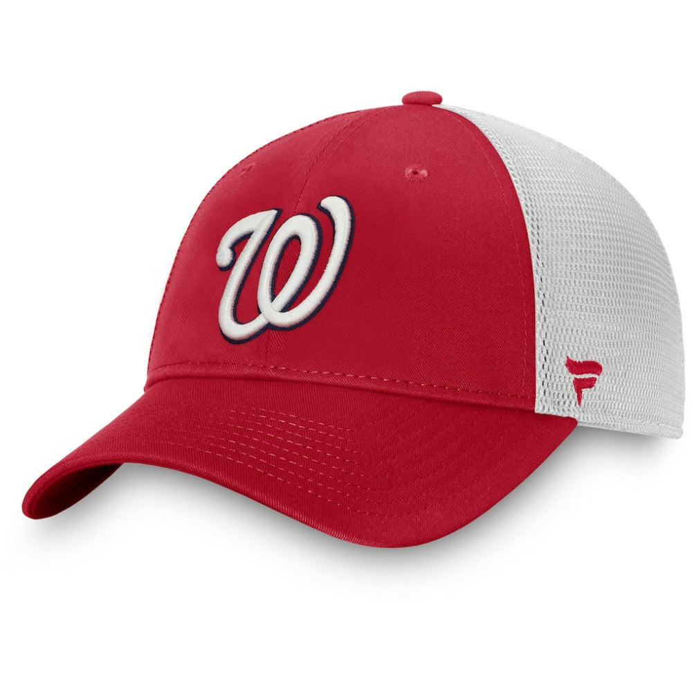 MLB Washington Nationals Fanatics Team Core Unstructured Trucker Adjustable Hat