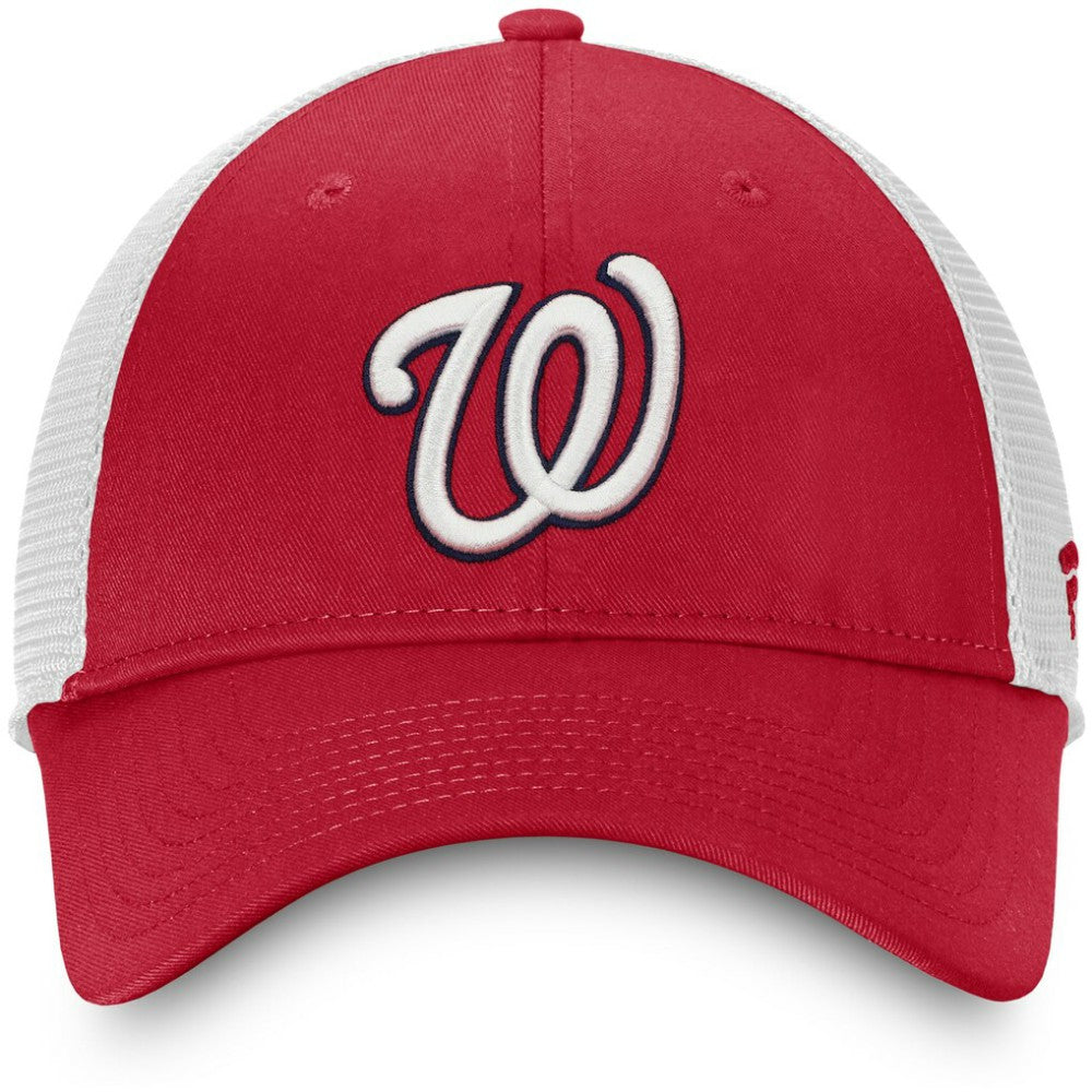 MLB Washington Nationals Fanatics Team Core Unstructured Trucker Adjustable Hat