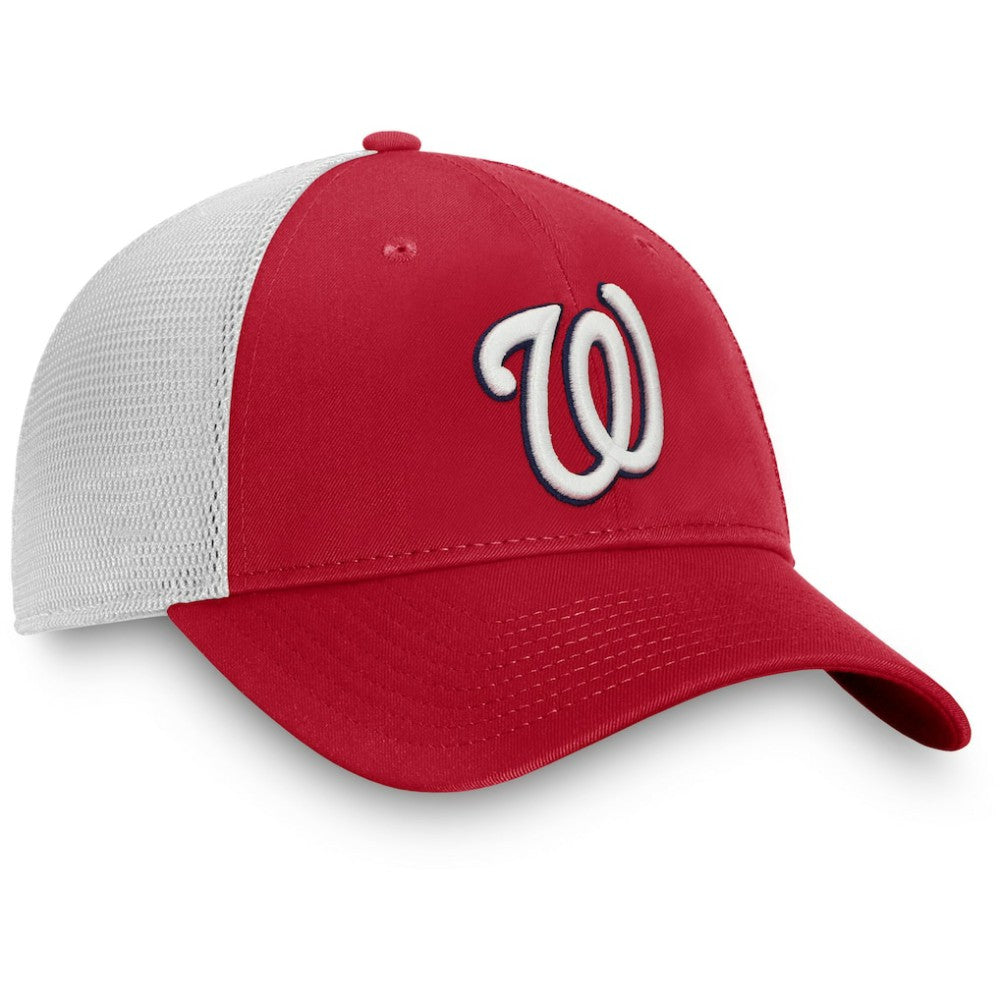 MLB Washington Nationals Fanatics Team Core Unstructured Trucker Adjustable Hat