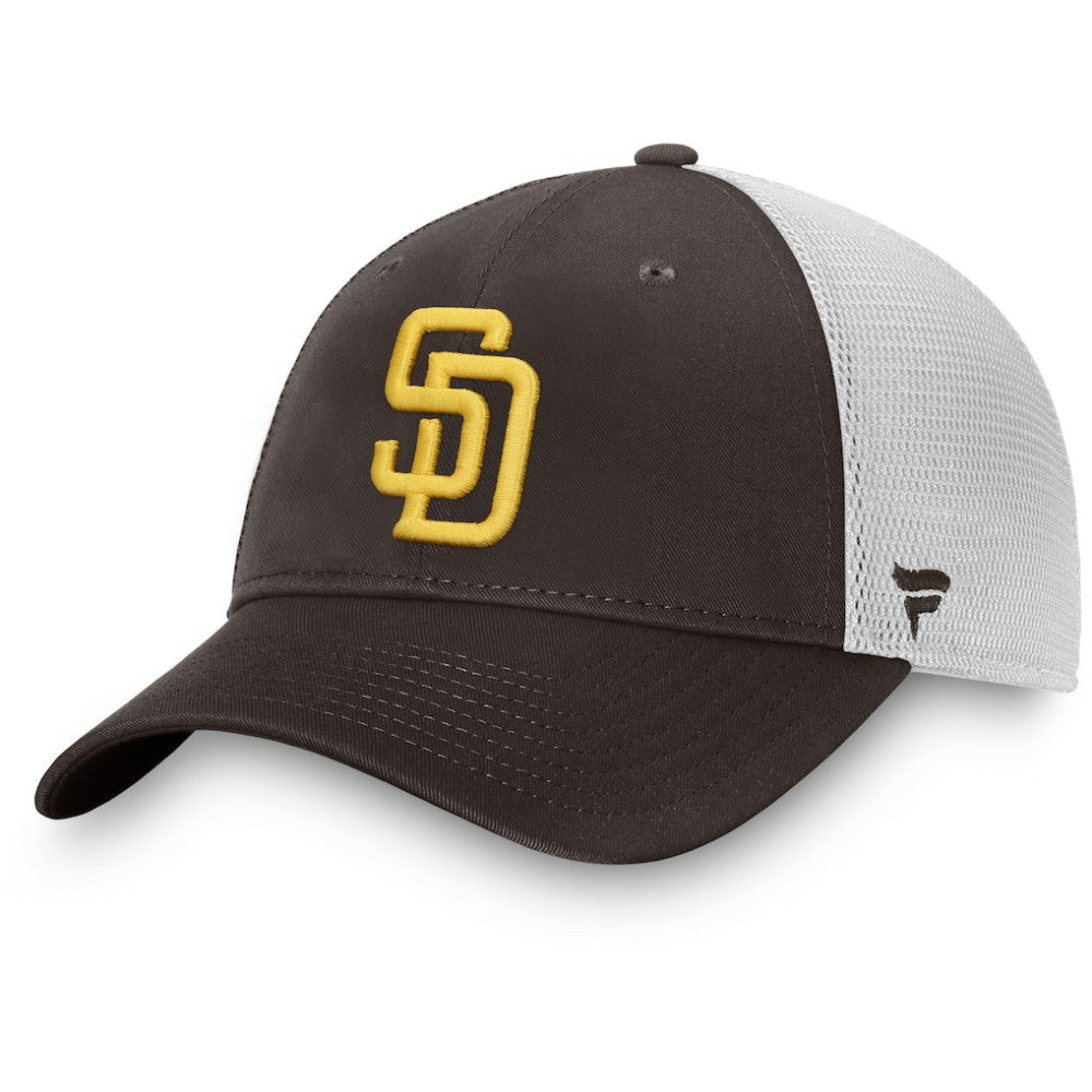 MLB San Diego Padres Fanatics Team Core Unstructured Trucker Adjustable Hat