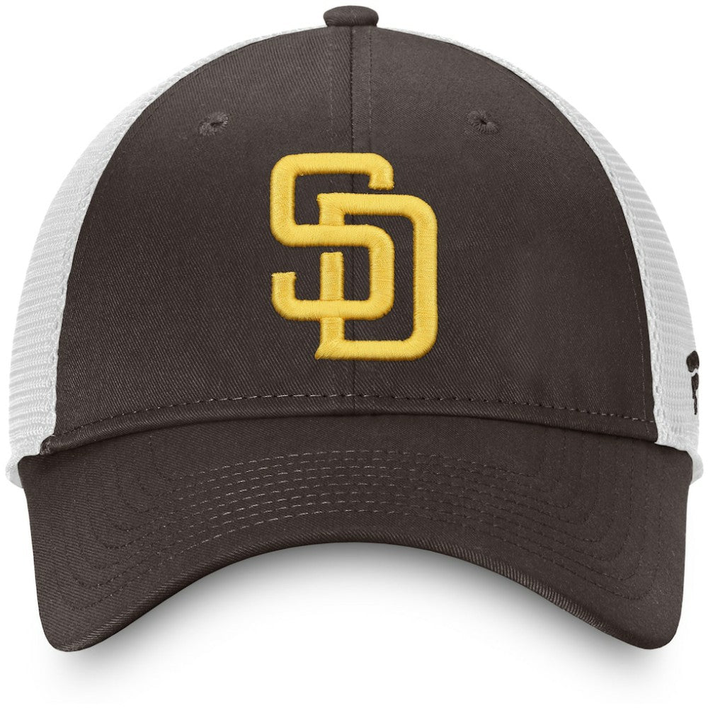 MLB San Diego Padres Fanatics Team Core Unstructured Trucker Adjustable Hat