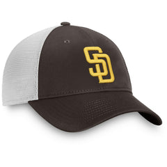 MLB San Diego Padres Fanatics Team Core Unstructured Trucker Adjustable Hat