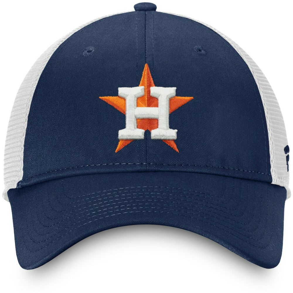 MLB Houston Astros Fanatics Team Core Unstructured Trucker Adjustable Hat