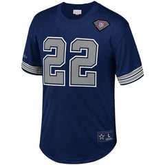 Emmitt Smith  Retired Player Name & Number Mesh Top - Dallas Cowboys