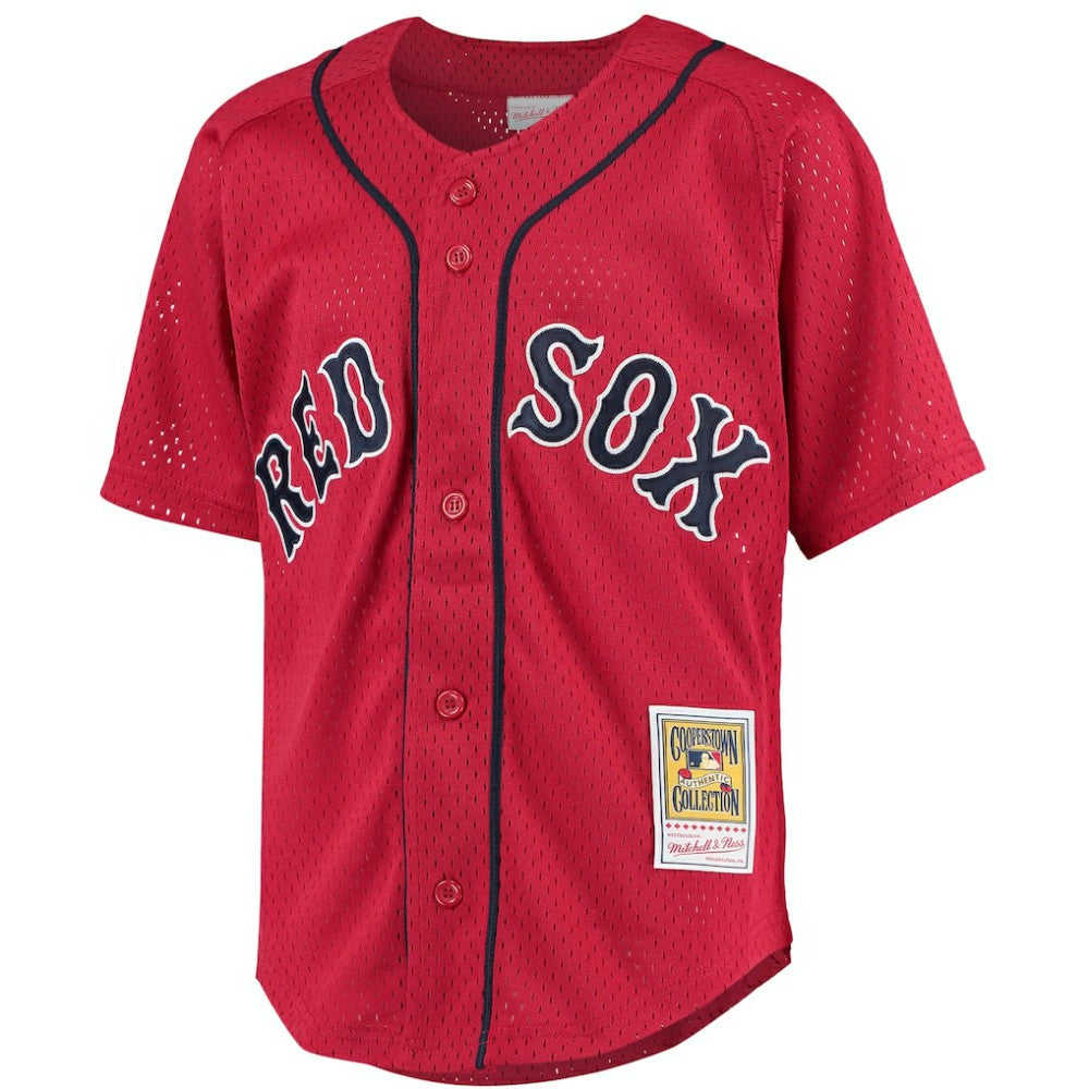 MLB David Ortiz Boston Red Sox Mitchell & Ness Youth Cooperstown Collection Batting Practice Jersey