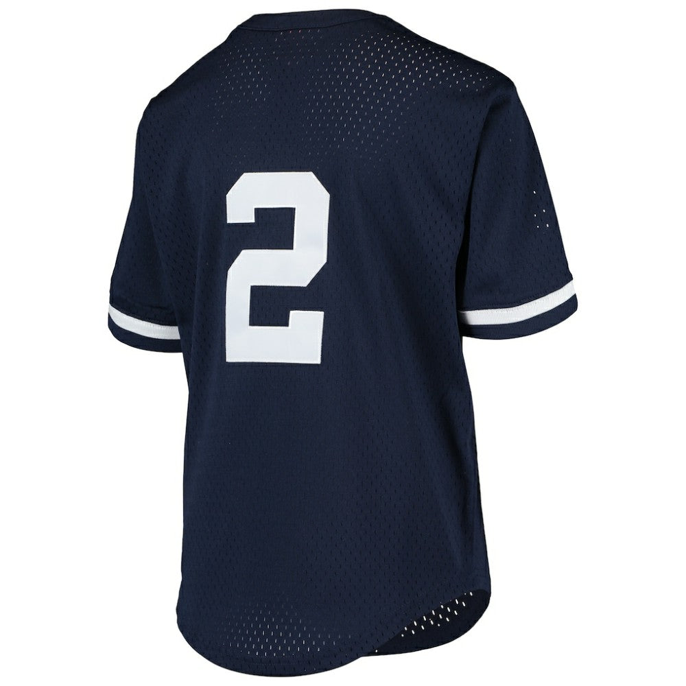 MLB Derek Jeter New York Yankees Mitchell & Ness Youth Cooperstown Collection Mesh Batting Practice Jersey