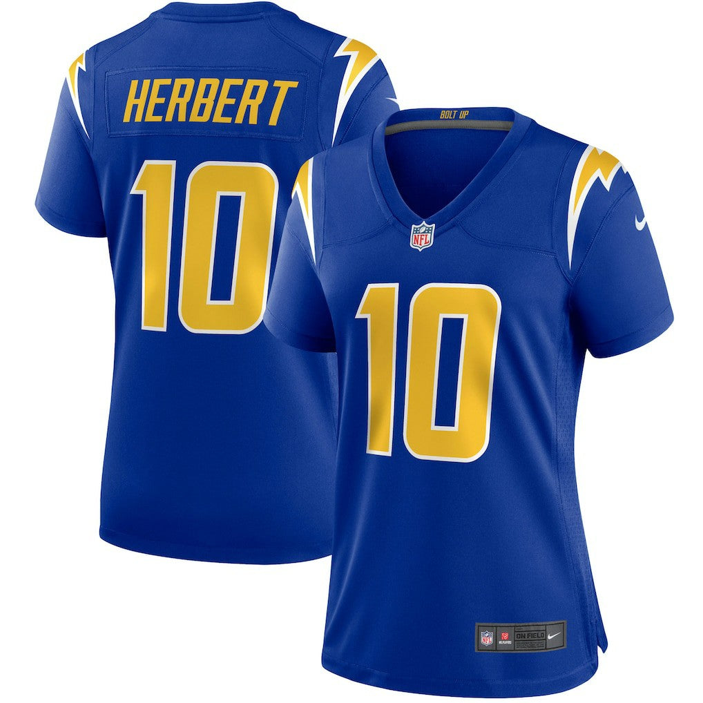 Justin Herbert  Women's Game Jersey - Los Angeles Chargers