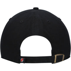 NHL Black New Jersey Devils '47 Primary Logo Clean Up Adjustable Hat