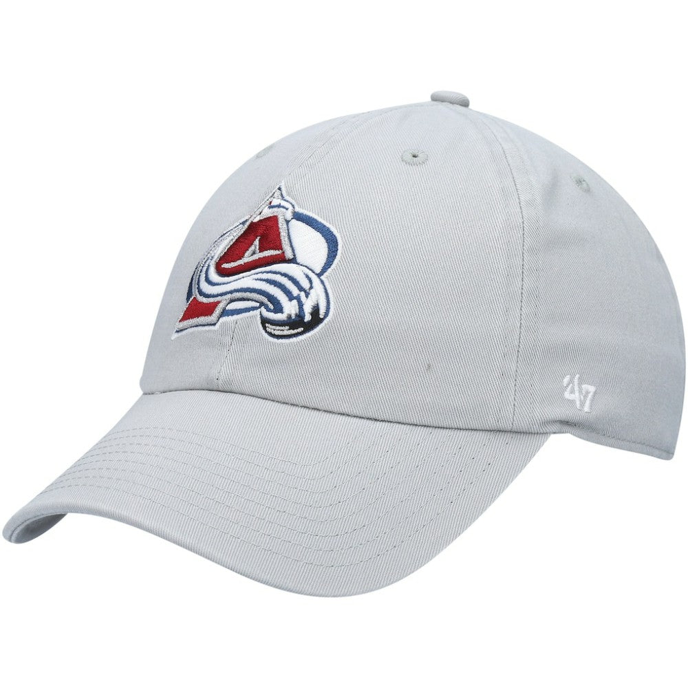 NHL Gray Colorado Avalanche '47 Clean Up Adjustable Hat