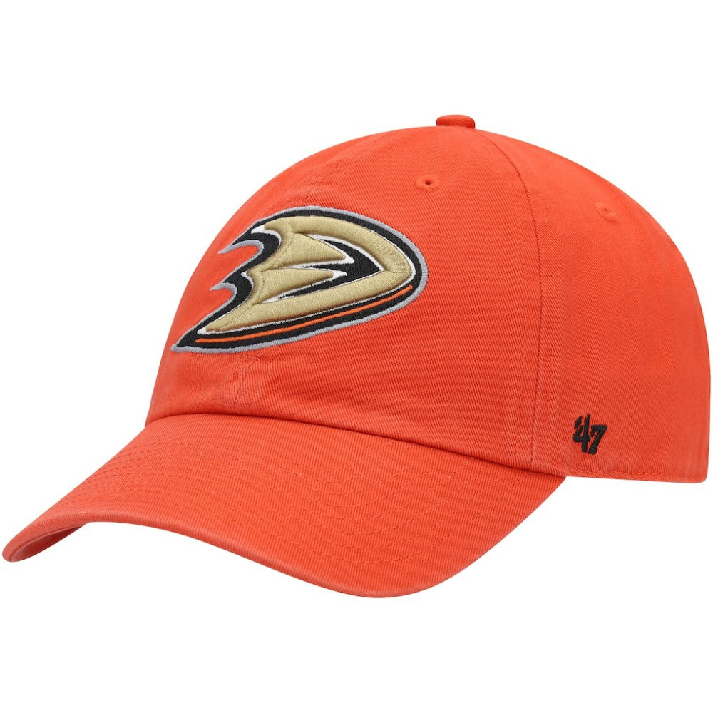 NHL Orange Anaheim Ducks '47 Clean Up Adjustable Hat