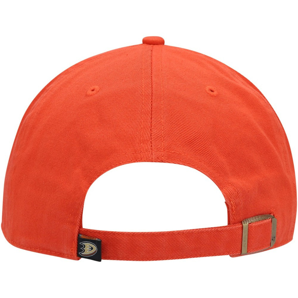 NHL Orange Anaheim Ducks '47 Clean Up Adjustable Hat