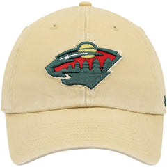 NHL Gold Minnesota Wild '47 Clean Up Adjustable Hat